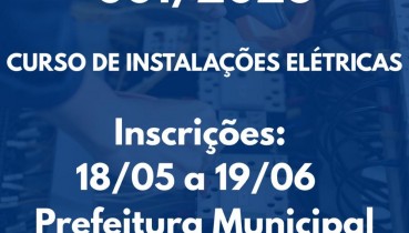 EDITAL 001/2026 CURSO DE INSTALA��ES EL�TRICAS