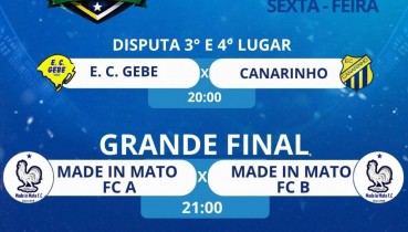 O DIA DA DECIS�O DO CAMPEONATO MUNICIPAL DE FUTSAL CHEGOU!
