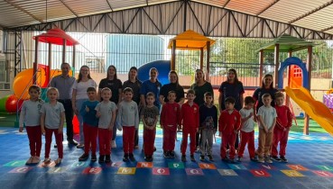 Mais seguran�a e divers�o na EMEI Lar Doce Lar!