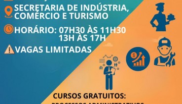 Qualificao Profissional Gratuita em So Joo da Urtiga!