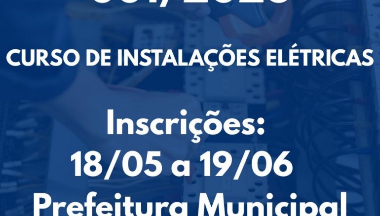 EDITAL 001/2026 CURSO DE INSTALA��ES EL�TRICAS