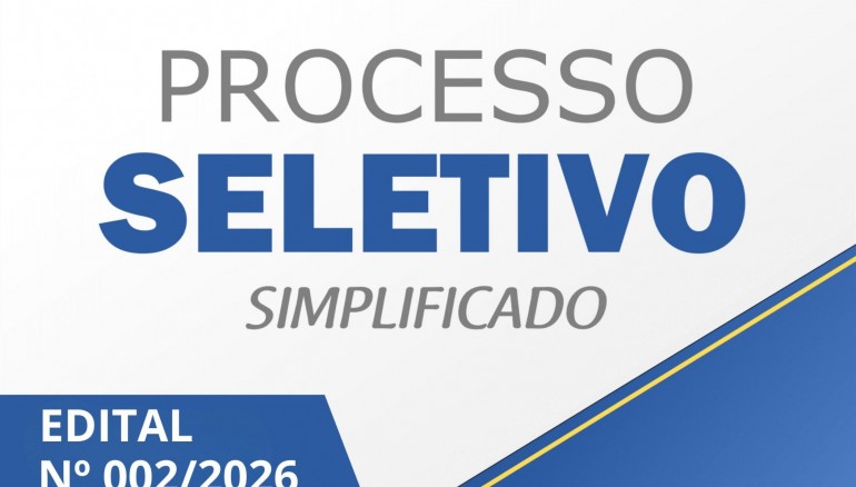 OPORTUNIDADE: PROCESSO SELETIVO SIMPLIFICADO EM S�O JO�O DA URTIGA!
