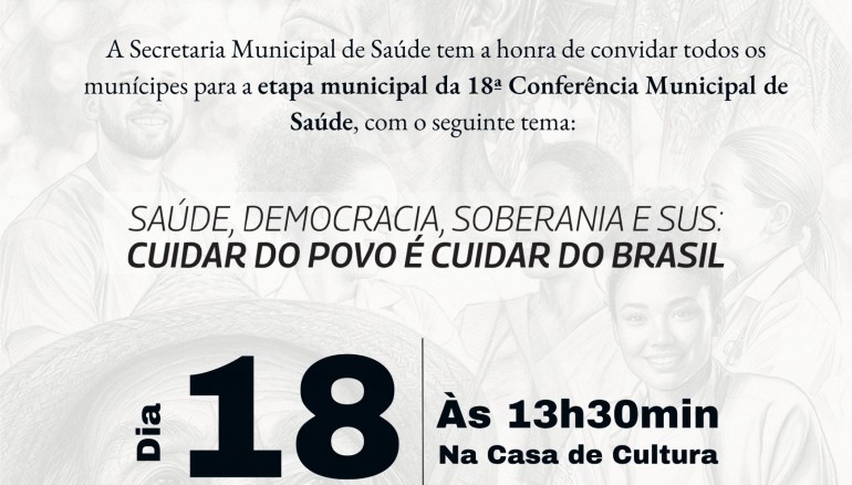 SUA VOZ CONSTR�I A SA�DE DO NOSSO MUNIC�PIO!
